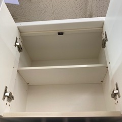 リユースマン倉敷、食器棚、ホワイト、キッチン収納、棚の画像