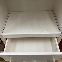 リユースマン倉敷、食器棚、ホワイト、キッチン収納、棚の画像