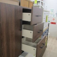 【ジャングルジャングル岸和田和泉インター店】 チェスト　3段　ブラウン　 和泉市 堺市 岸和田市 泉大津市 高石市 泉北郡熊取町の画像