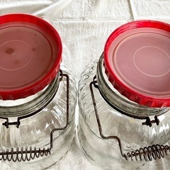 果実酒瓶  保存瓶  3個セット  石塚ガラス   日本製の画像