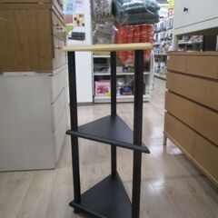 【ジャングルジャングル 岸和田和泉インター店】三角ラック　2段　木製　コーナー 和泉市 堺市 岸和田市 泉大津市 高石市 泉北郡熊取町の画像