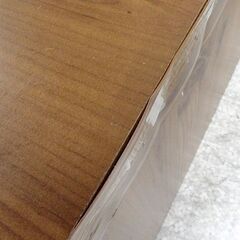 テレビ台 幅90cm ブラウン系 小型  コンパクト ガラス扉 ☆ 札幌市北区屯田 の画像