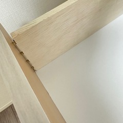 ニトリ 5段チェスト白 2つセット(一部破損あり)(1つでも可)の画像