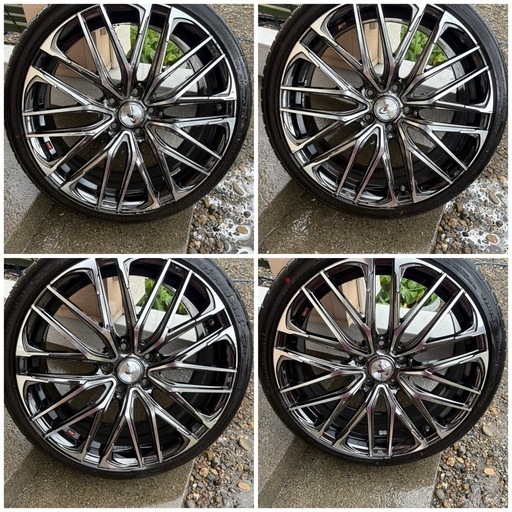 Weds LEONIS 19インチ　バリ山タイヤ付き　引き取り希望　相談中