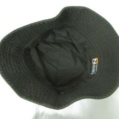 ( M-676 )NEWHATTAN ニューハッタン バケットハット 帽子 ブラック 黒 コットン１００％ 中古の画像