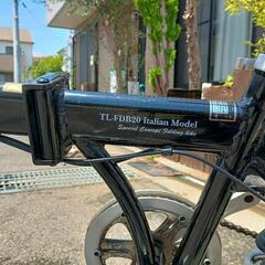 ランボルギーニ　折りたたみ自転車　　20インチ　黒　6段変速の画像