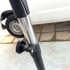 【B132】キャスター付き/ハンガーラック/パイプハンガー/衣類ラック/店頭什器/アパレル/中古の画像