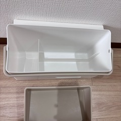 【美品】収納ボックス ベッドに掛けて使える デイリーケアオーガナイザーの画像