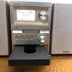 【Panasonic CD/MD/SDコンポ D-dock SA-PM670SD】の画像