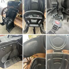 中古品　パーツ一部無し　ブリヂストン　BRIDGESTONE　ルラビーデラックス　リヤチャイルドシート　自転車チャイルドシート　後乗せ　電動自転車　ブリヂストンチャイルドシートの画像