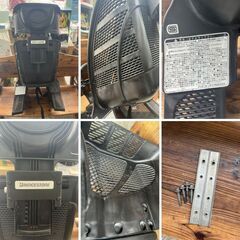 中古品　パーツ一部無し　ブリヂストン　BRIDGESTONE　ルラビーデラックス　リヤチャイルドシート　自転車チャイルドシート　後乗せ　電動自転車　ブリヂストンチャイルドシートの画像