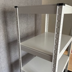 スチール棚　白の画像