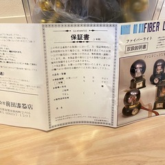 時計付きファイバーライト【未使用品】の画像