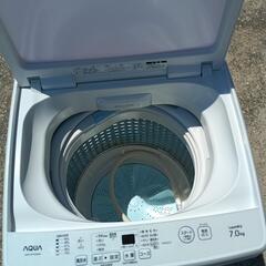 USED【AQUA 】全自動洗濯機　2018年製品　7.0kgの画像
