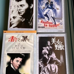 ジェラールフィリップ主演古典的名作映画VHS８巻セットの画像