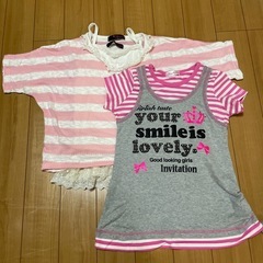 140サイズ　女の子　コムサおまけ付き　夏服まとめ売りの画像