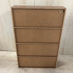 J348⭐️４段　木製　収納家具　の画像