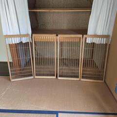 障子戸　枠　4枚の画像