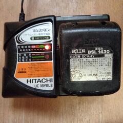 日立工機急速充電器　UC-18-YSL2                                                                                蓄電池BSL-1430の画像