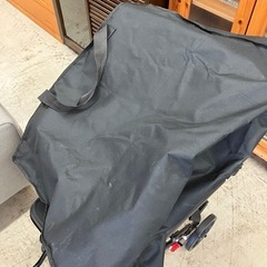 ロ2507-567  介護用 折りたたみ車椅子 ケース付き バラ売り不可 中古美品の画像