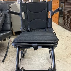 ロ2507-567  介護用 折りたたみ車椅子 ケース付き バラ売り不可 中古美品の画像