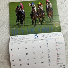 JRA カレンダー　競馬の画像