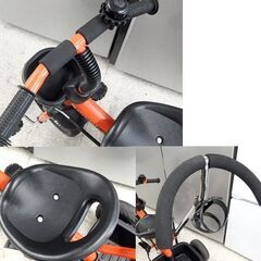 boso trike 三輪車 オレンジ/ブラック 舵取り棒付き 札幌市 北区 屯田の画像