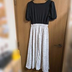 pumpkin PORT パンプキンポート　花柄ロングワンピース 半袖　切り替えの画像