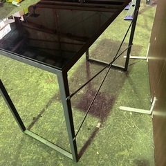 ニトリ　スリムデスク　強化ガラスの画像