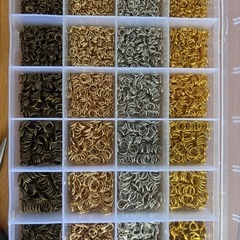 【無料・ハンドメイド用】アクセサリー金具パーツ等セットの画像