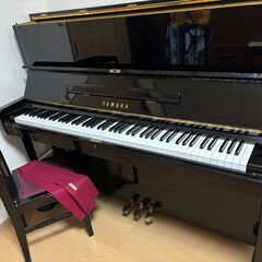 YAMAHA ピアノ（アップライト）￥0円お譲りします。の画像