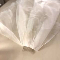 ウェディングベール　約80cmの画像