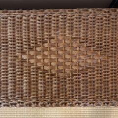 籐の行李 W820 × D420 × H470mm ×2個の画像