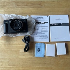 新品 デジタルカメラ 5K録画 Wi-Fi対応 自撮り・Vlog用にも！の画像