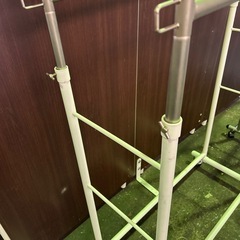 丈夫なダブルハンガーラックの画像