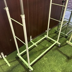 丈夫なダブルハンガーラックの画像