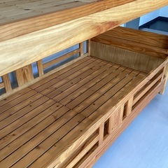 木製二段ベッド【町田市再生家具】251200の画像