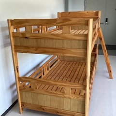 木製二段ベッド【町田市再生家具】251200の画像