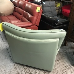ジャングルジャングル貝塚店　1人用ソファ　回転　ソファ　グリーン　ゆったり　貝塚市　二色浜　リサイクルショップの画像