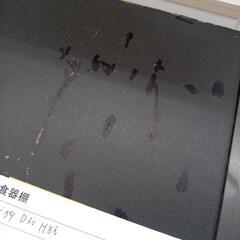 【リユースのサカイ八街店】★ジモティ割あり★ 食器棚　ブラック　クリーニング済　YJ6930の画像