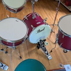 Pearl パール MIDTOWN コンパクトドラム ドラムシェル＆ハードウェアキット #マットレッド MT564/C-D #747 中古の画像