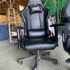 EXRACING ゲーミングチェア ブラックの画像