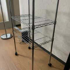 スチールラック 3段 鉄＆アルミ？製の画像