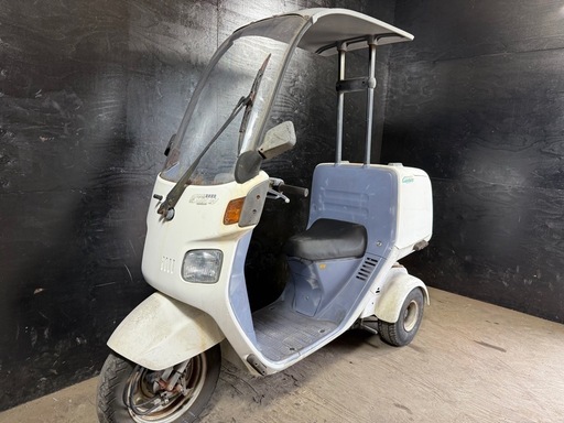 ★支払総額4.8万円★買取強化中！まずはカンタン無料査定まで♪ 人気のジャイロ！ 2ストのためオイル注ぎ足すだけ！ リアボックス付き！ 激安バイク！