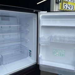SHARP SJ-GW36E-R 3ドア 冷凍冷蔵庫 356L 2018年製 どっちもドア 自動製氷機能付き すっきり設置の60cm幅 内部清掃済 中古美品 ①の画像