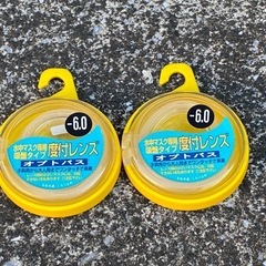 水中メガネ用度付きレンズ