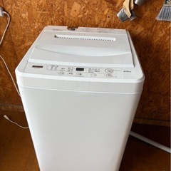G2202 ヤマダセレクト　縦型洗濯機　YAMADA SELECT 6kg 2021年　の画像