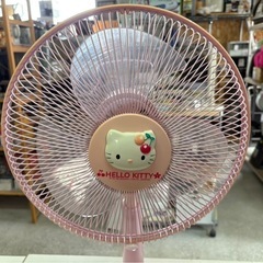 HELLO KITTY 扇風機 FRS-794 2000年製 首振り リモコン タイマー機能付き 動作確認済み ③の画像
