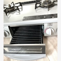 ❤️お値下げ中❤️ガスコンロ　都市ガス12A 13A　(グレー)の画像