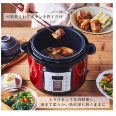 新品未使用　簡単調理！電気圧力鍋 2.5Lの画像
